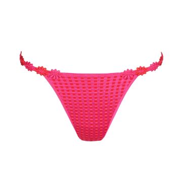 Daisy Embroidered Balcony Bra & Thong/Briefs Set - Pink – Lounge Underwear