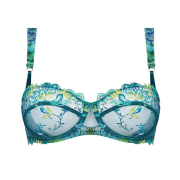 Lise Charmel 'Grace Aquatique' Demi Bra (Floral Aqua)