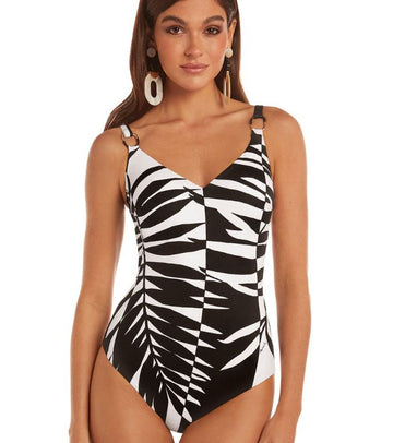 Roidal swimwear Astor one peice (Black & White)