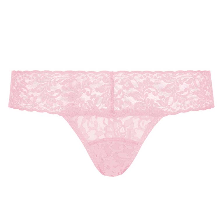 Hanky Panky Signature Lace Low-Rise Thong (Bliss Pink)