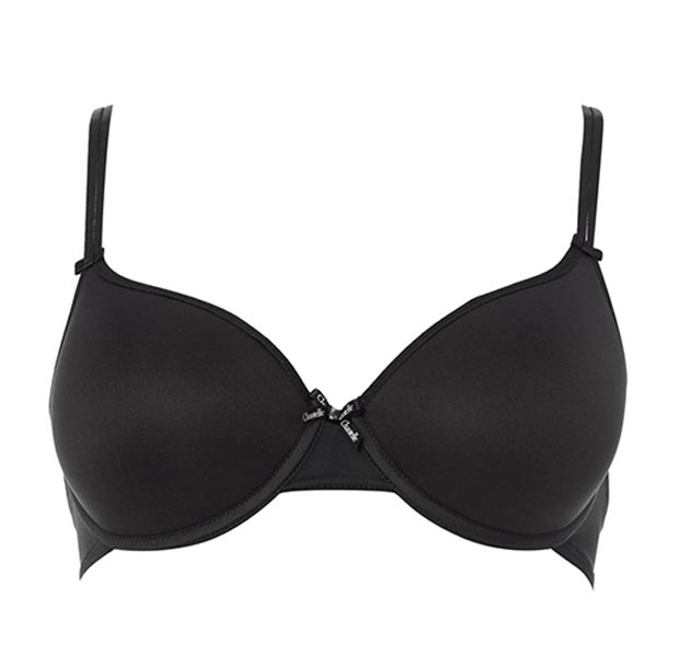 Chantelle Absolute Invisible Smooth Flex Contour Bra (Dark Blue Sq, 32B) :  : Clothing, Shoes & Accessories