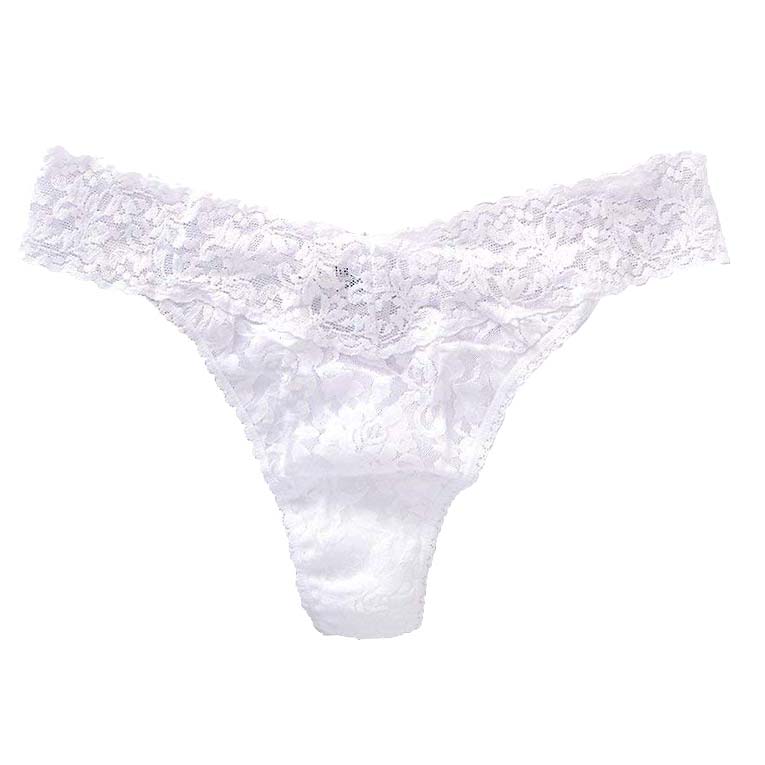 Thong Thong Underwear Women's Sleek Model Thong, White-style, X