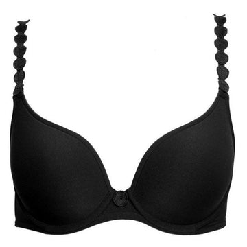 Marie Jo 'Tom' padded balcony t-shirt bra in black.