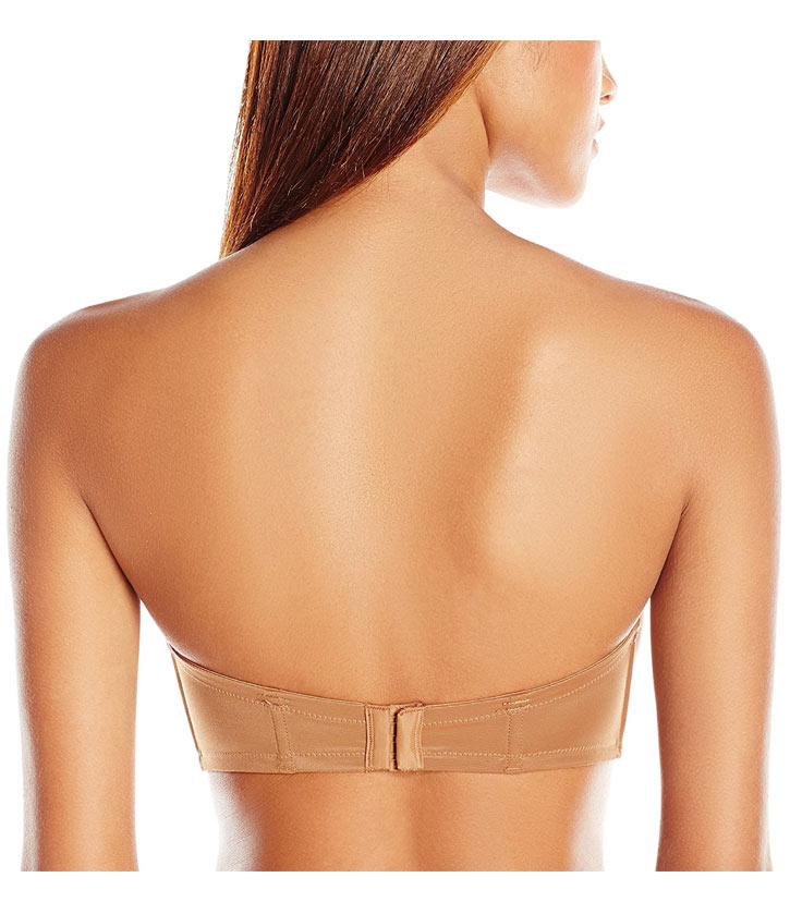 A back look at Wacoal red carpet strapless underwire bra