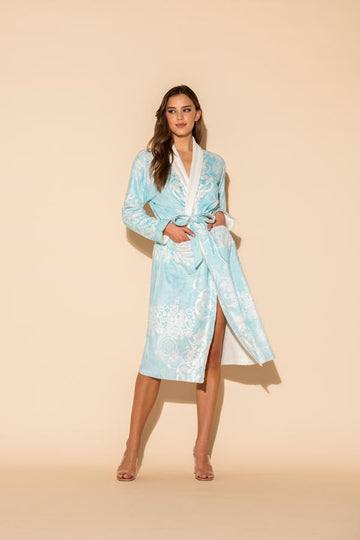 Romantique Robe long (Aqua Blue)