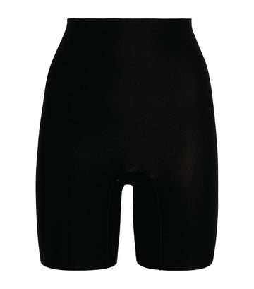 Soft Stretch Mid Thigh Shorts (Black)