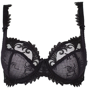 Thalia Balcony-Cup Bra (Black)